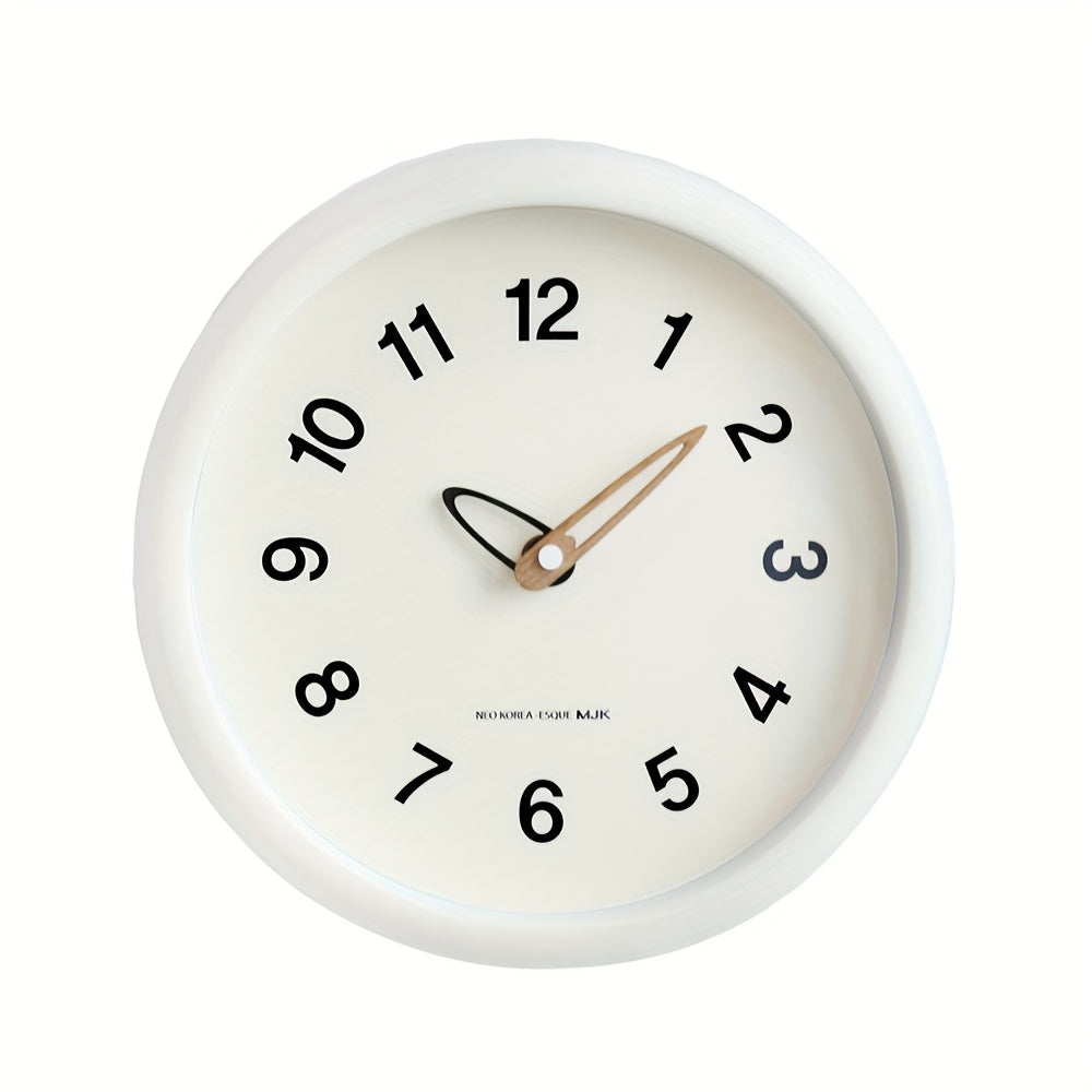 SilenceTime - Silent 10-Inch Wall Clock for Bedroom and Living Room