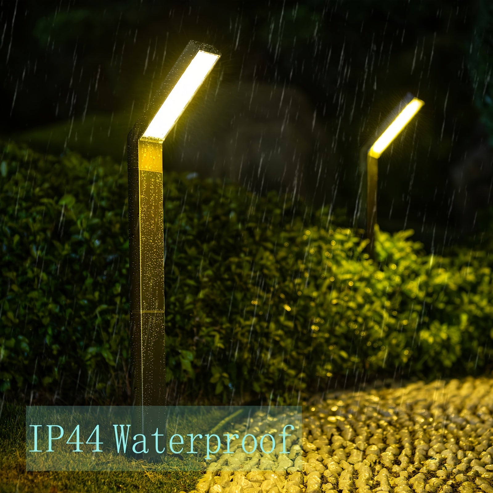SolarPath - Lampada Solare da Percorso Impermeabile con Luce Regolabile