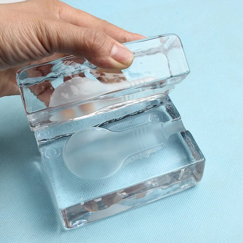 GlowCrystal - Transparent Table Lamp – Modern Lighting for Stylish Interiors