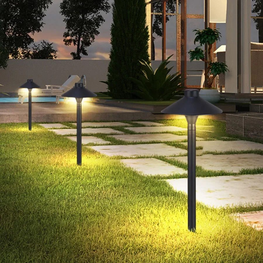 LumiPath – Lâmpada Solar LED para Caminho de Jardim Exterior – Resistente ao Tempo e Poupa Energia