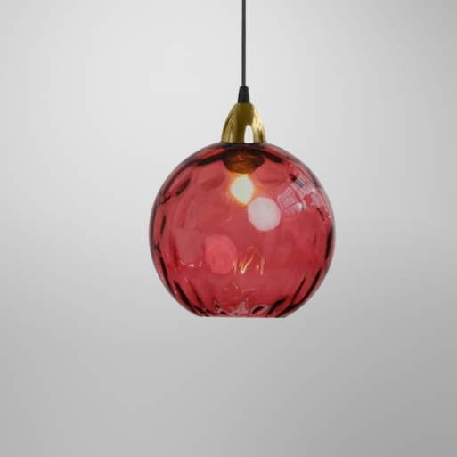 HelderBol - Lampada a Sospensione con Globo di Vetro