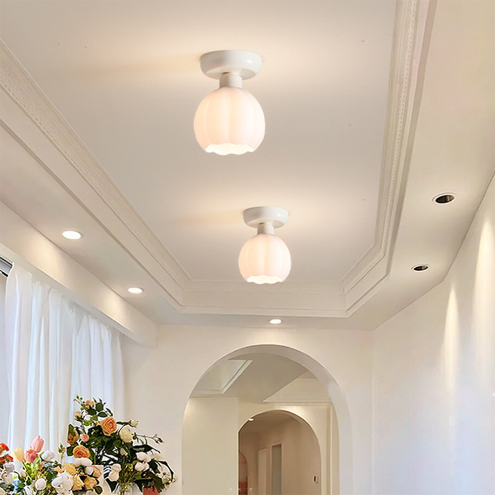 Lampada da soffitto romantica a zucca per la Gan