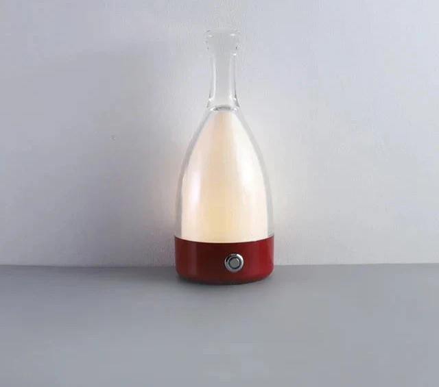 LuxeGlow - Modern Bottle Table Lamp with Dimmable LED Lighting