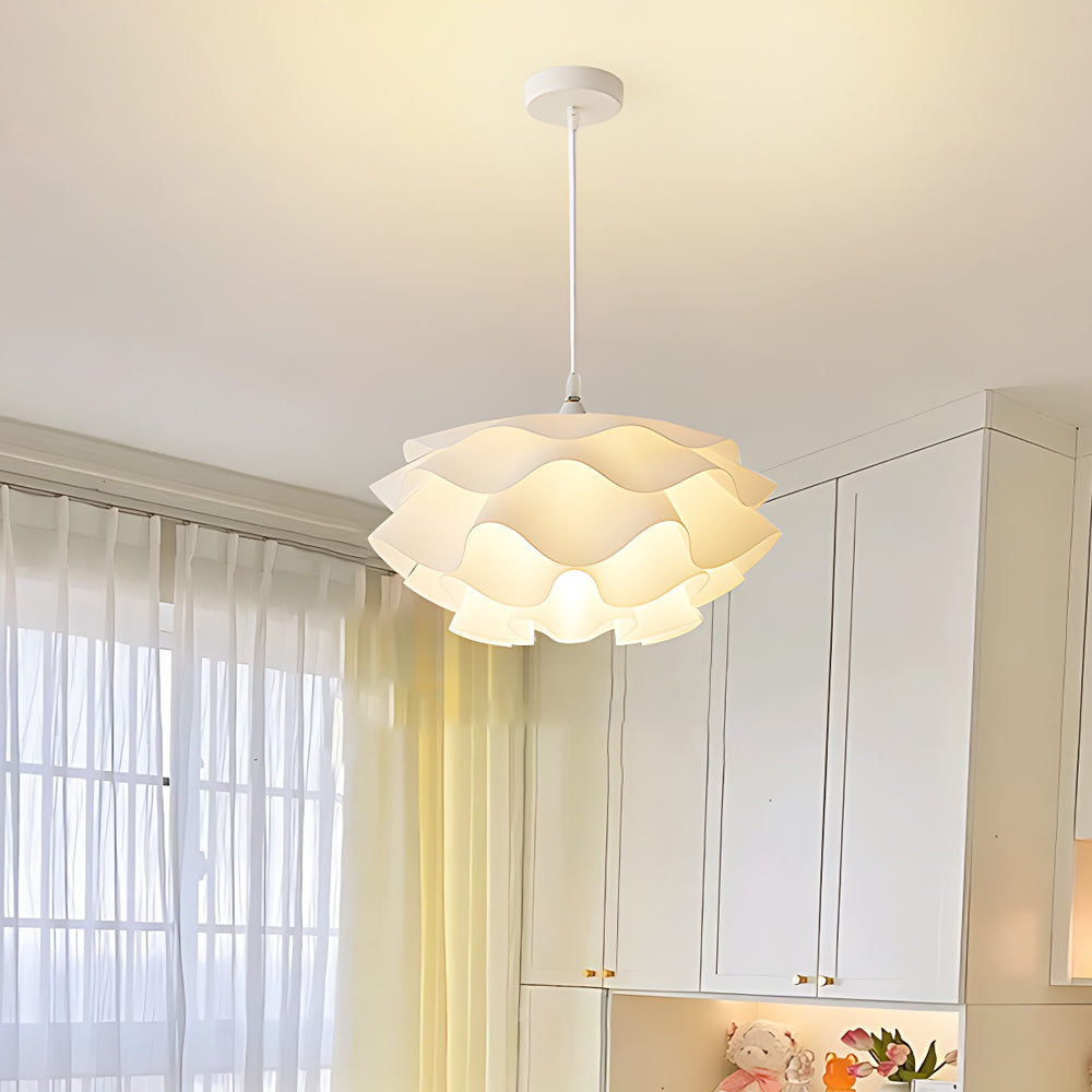 NordicBloom - Candeeiro de Teto LED Escandinavo em Forma de Flor com Função Regulável