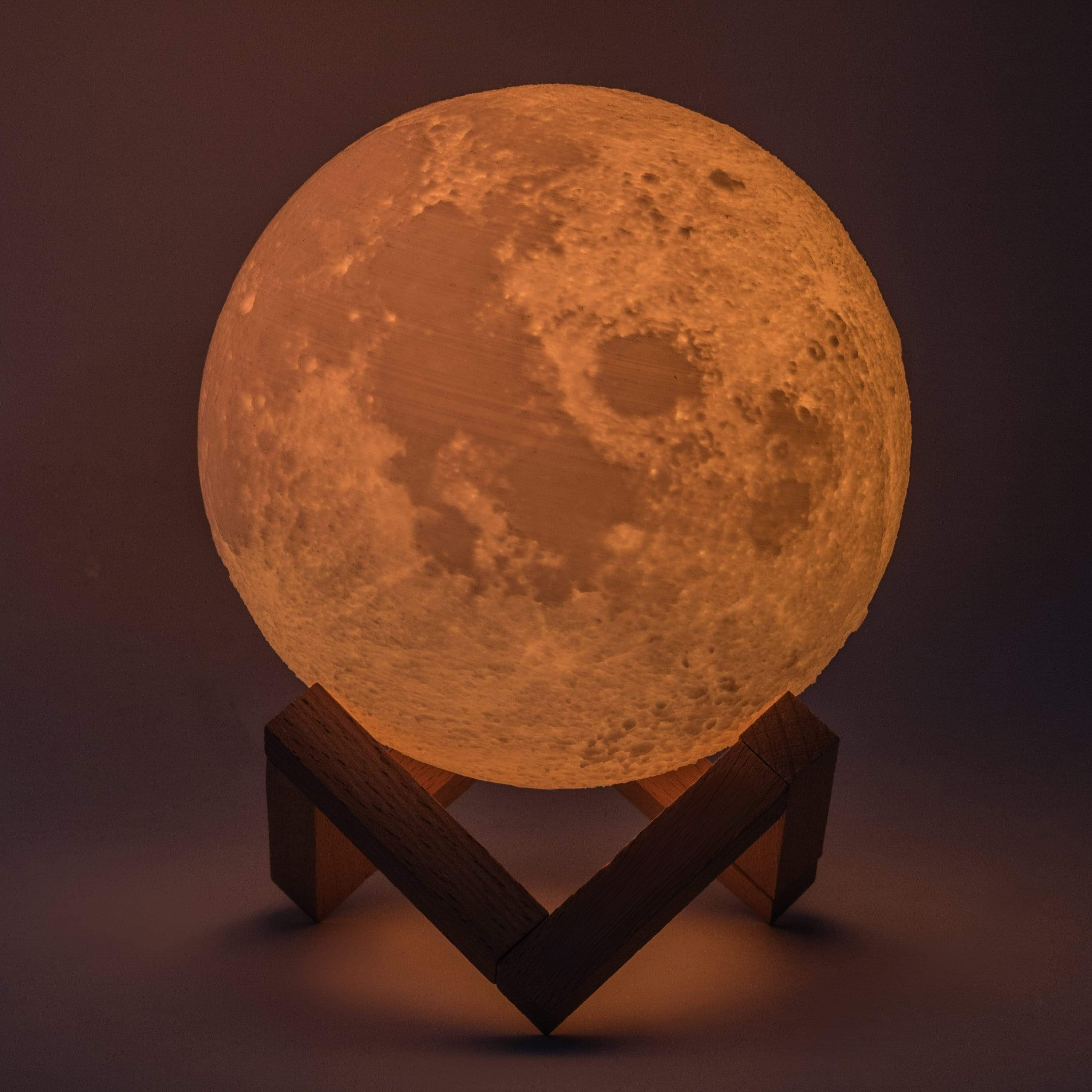 LunarGlow - Wireless Moon Lamp with 3D Detail