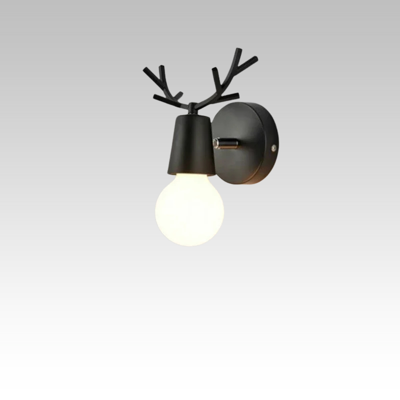 AntlerGlow - Modern Adjustable Children's Room Wall Lamp
