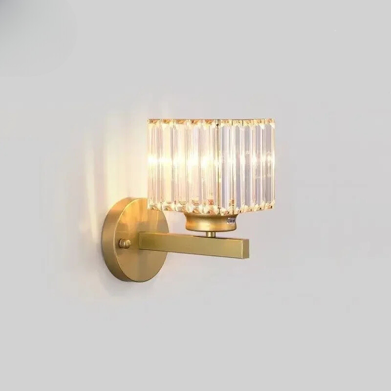 CrystalLuxe - Modern Crystal LED Wall Lamp