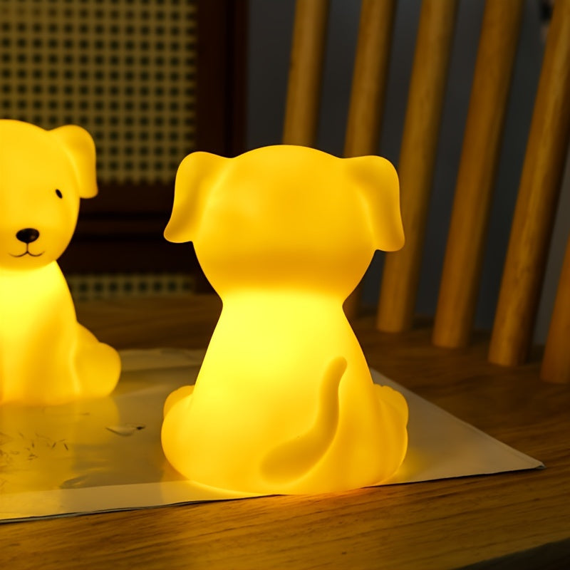 PuppyGlow - Cute Cartoon Dog Lamp with Warm Light for Room Decoration