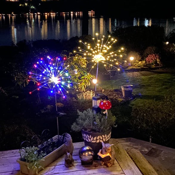 4 Pezzi Lampade da Giardino Solari per Esterni