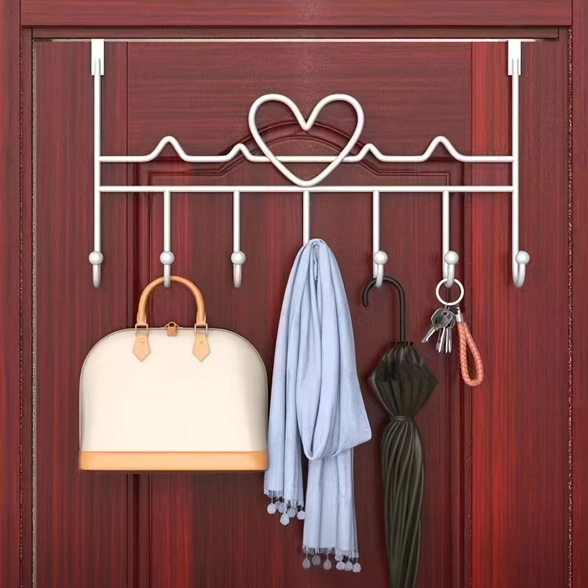 EasyHang - Easy to Install Coat Rack for the Door - Painted Finish