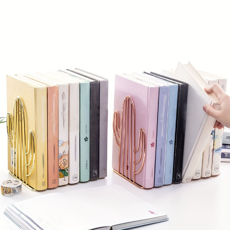 CactusIron - Suportes de Livros de Ferro em Forma de Cacto para Quartos de Crianças