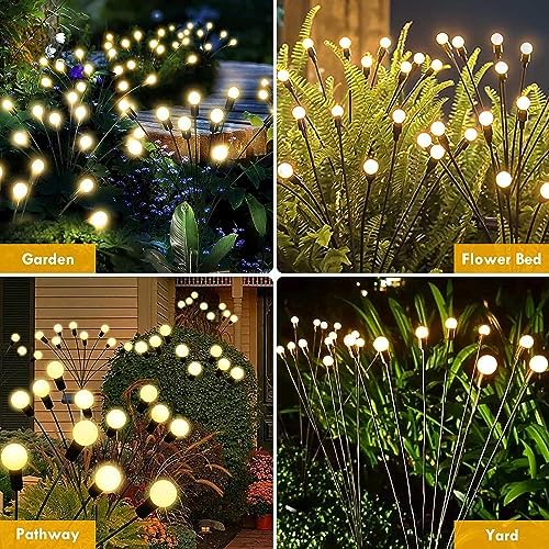 Iluminação solar de jardim - Luz giratória Starburst, a rodar com o vento