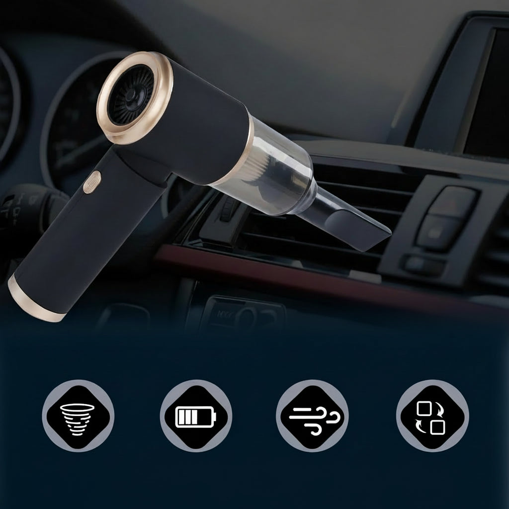 Handheld Vacuum Cleaner Wireless Compact Strong Suction Power Car Home