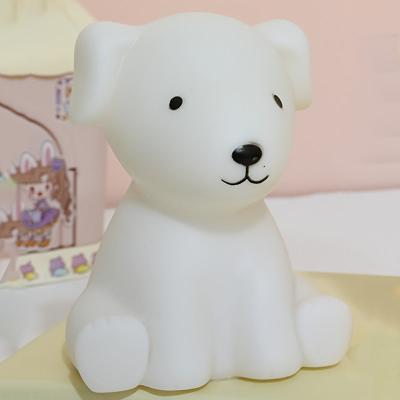 PuppyGlow - Cute Cartoon Dog Lamp with Warm Light for Room Decoration