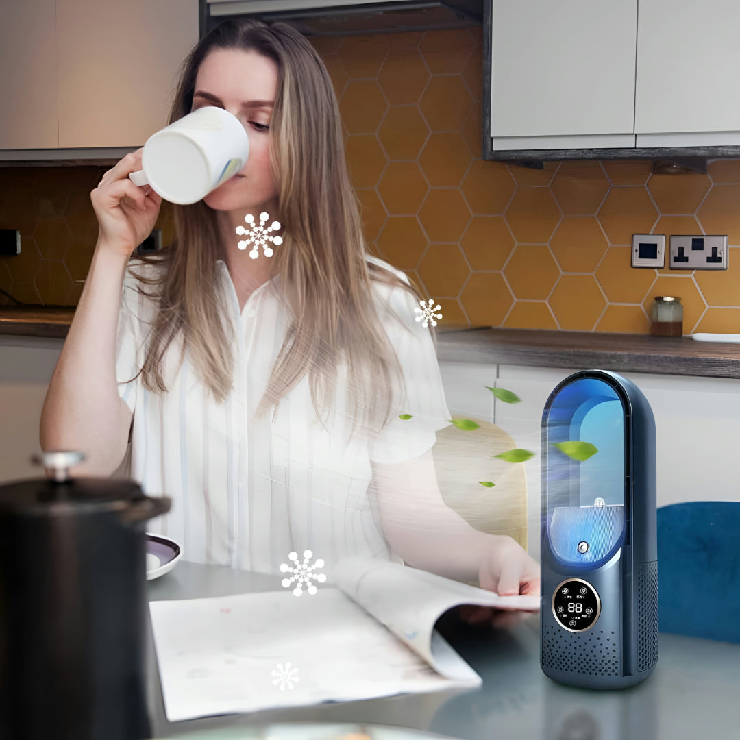 Ar Condicionado Portátil Ventoinha Sem Hélices Ventoinha Portátil