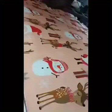 Manta de Pêlo Digital de Natal - Multifuncional, Lavável à Máquina, 70cm x 130cm