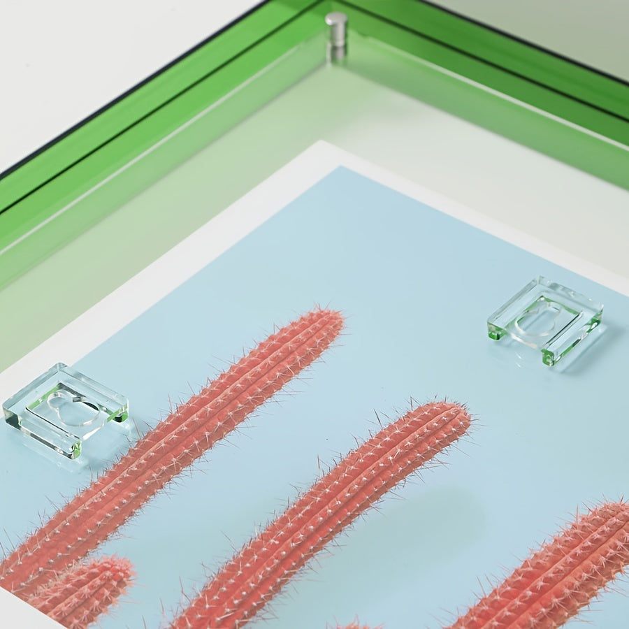 Marco de fotos acrílico DIY - Marco transparente para póster para dormitorio y decoración de mesa