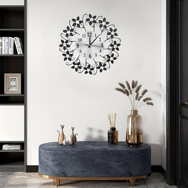 EleganceClock - Orologio da parete decorativo silenzioso 14 pollici