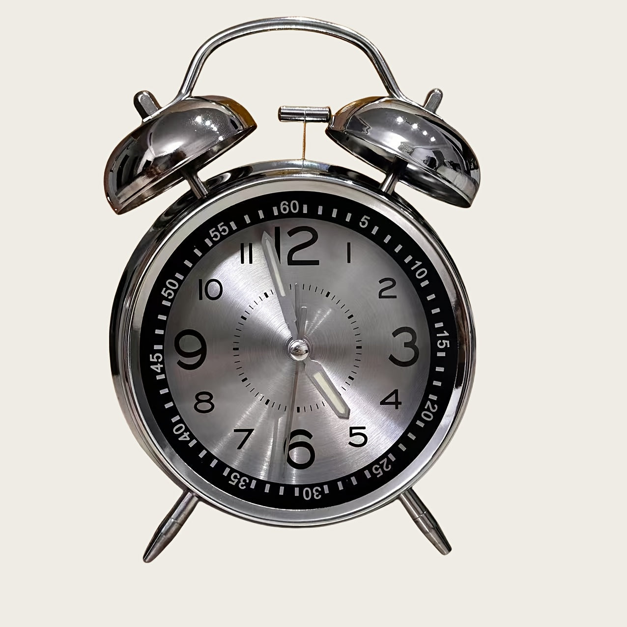 RetroBell - Silent Analog Alarm Clock with Backlight