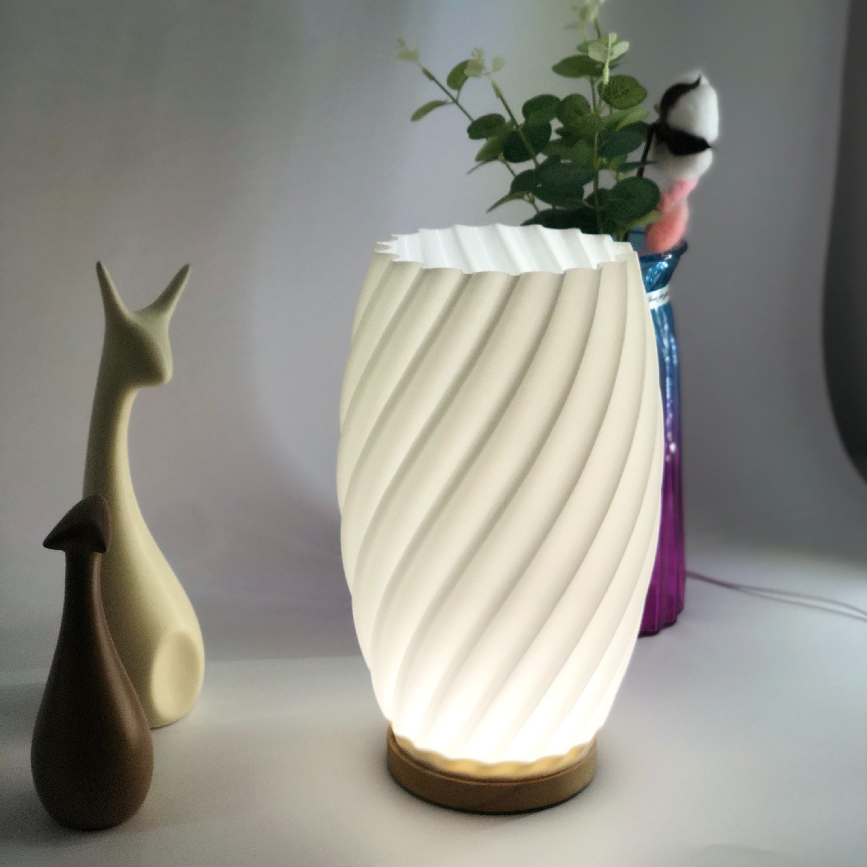 ModiLamp - Modern USB Table Lamp with 3-Color Lighting and Chic Design