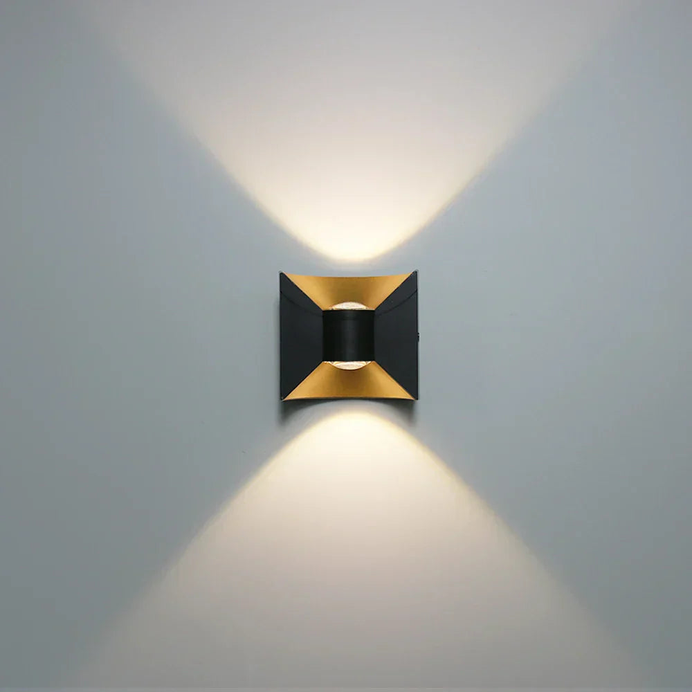 LumiWall – Lámpara LED Exterior Impermeable para Jardín y Terraza – Aplique de Pared de Bajo Consumo Energético