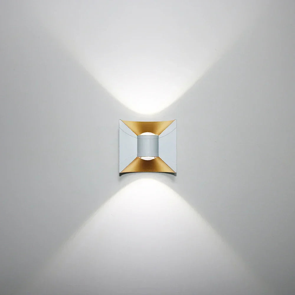 LumiWall – Lámpara LED Exterior Impermeable para Jardín y Terraza – Aplique de Pared de Bajo Consumo Energético