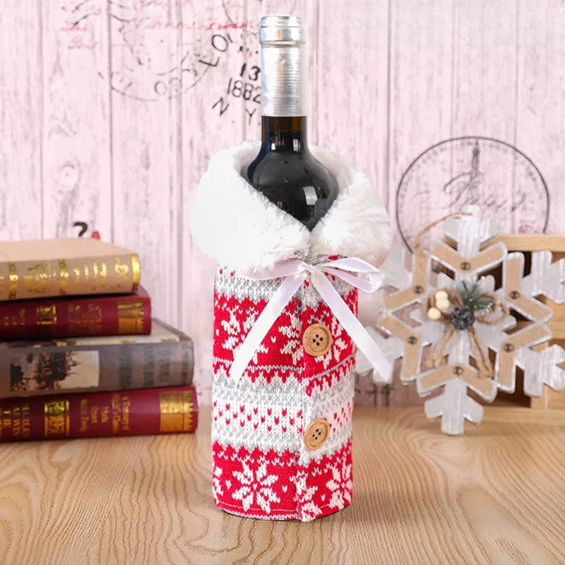 WineWrap - Wine Bottle Cover for Christmas