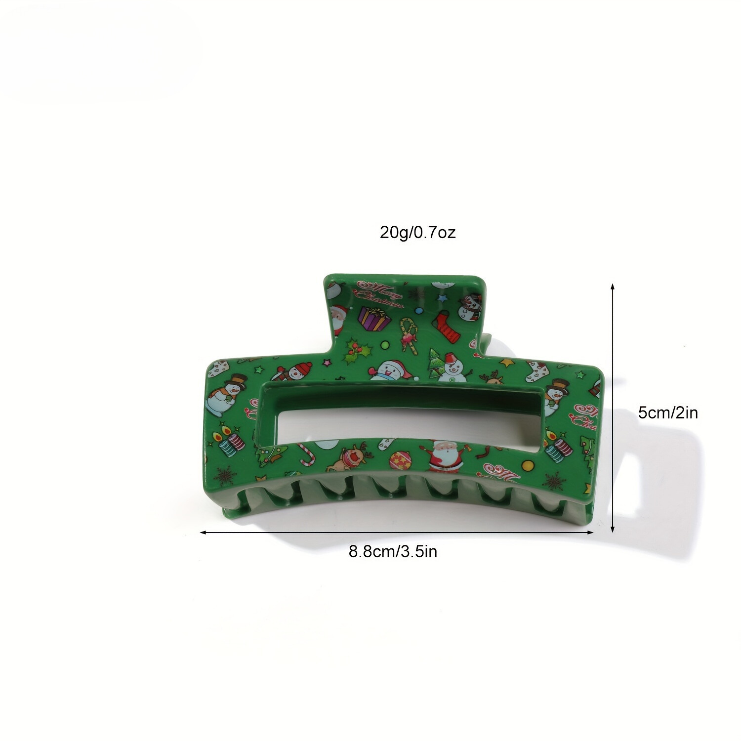FestiveClips - 4-piece Set Elegant Christmas Print Hair Clips