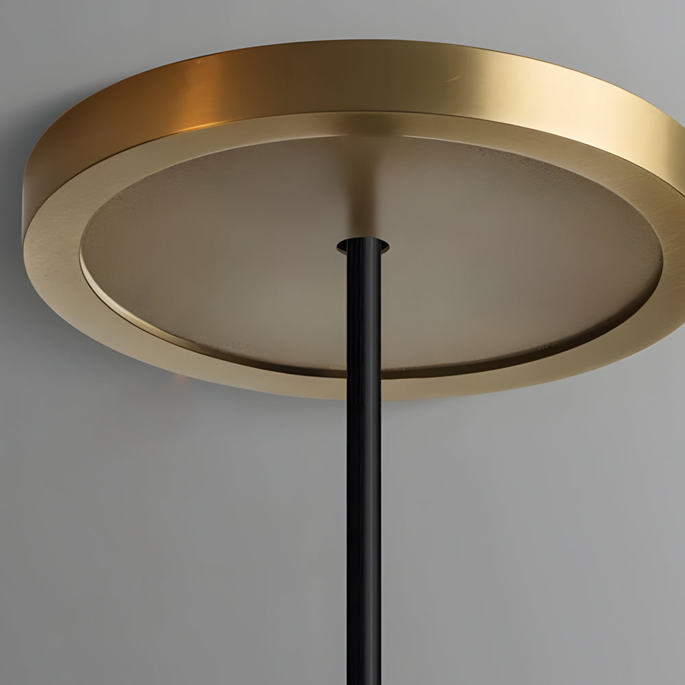 Lampada a sospensione geometrica con accenti in cristallo