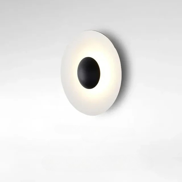 RoundShine - Lampada da parete rotonda moderna