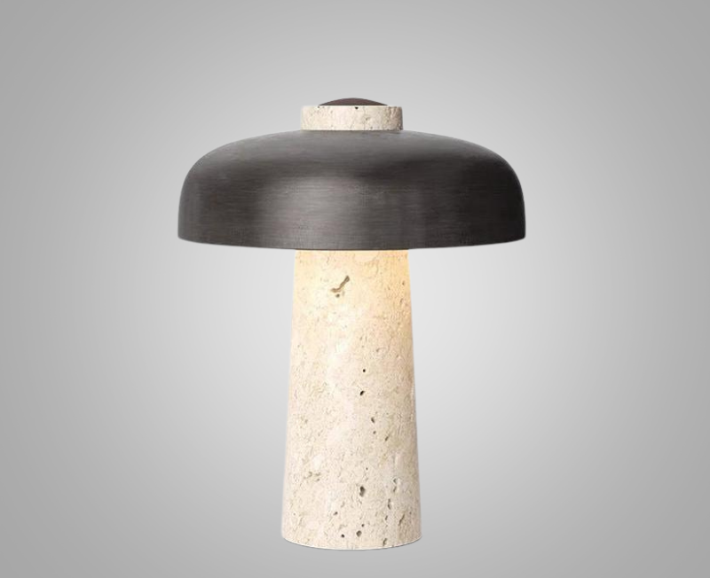 LuxeGlow - Marble Desk Lamp with Timeless Design