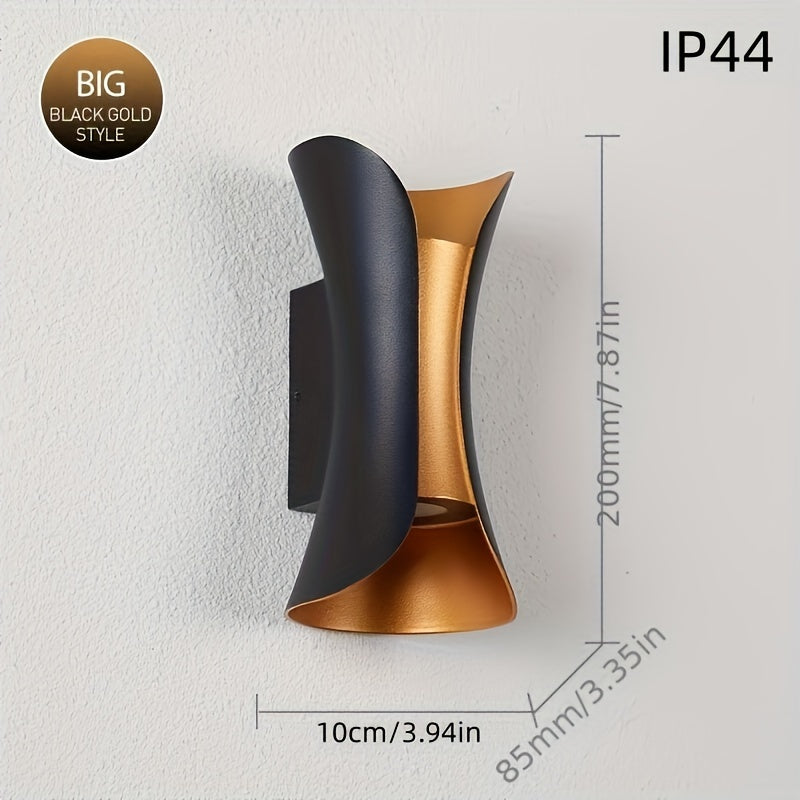 LumiWall - Modern Aluminum LED Wall Lamp for Indoor and Outdoor Use