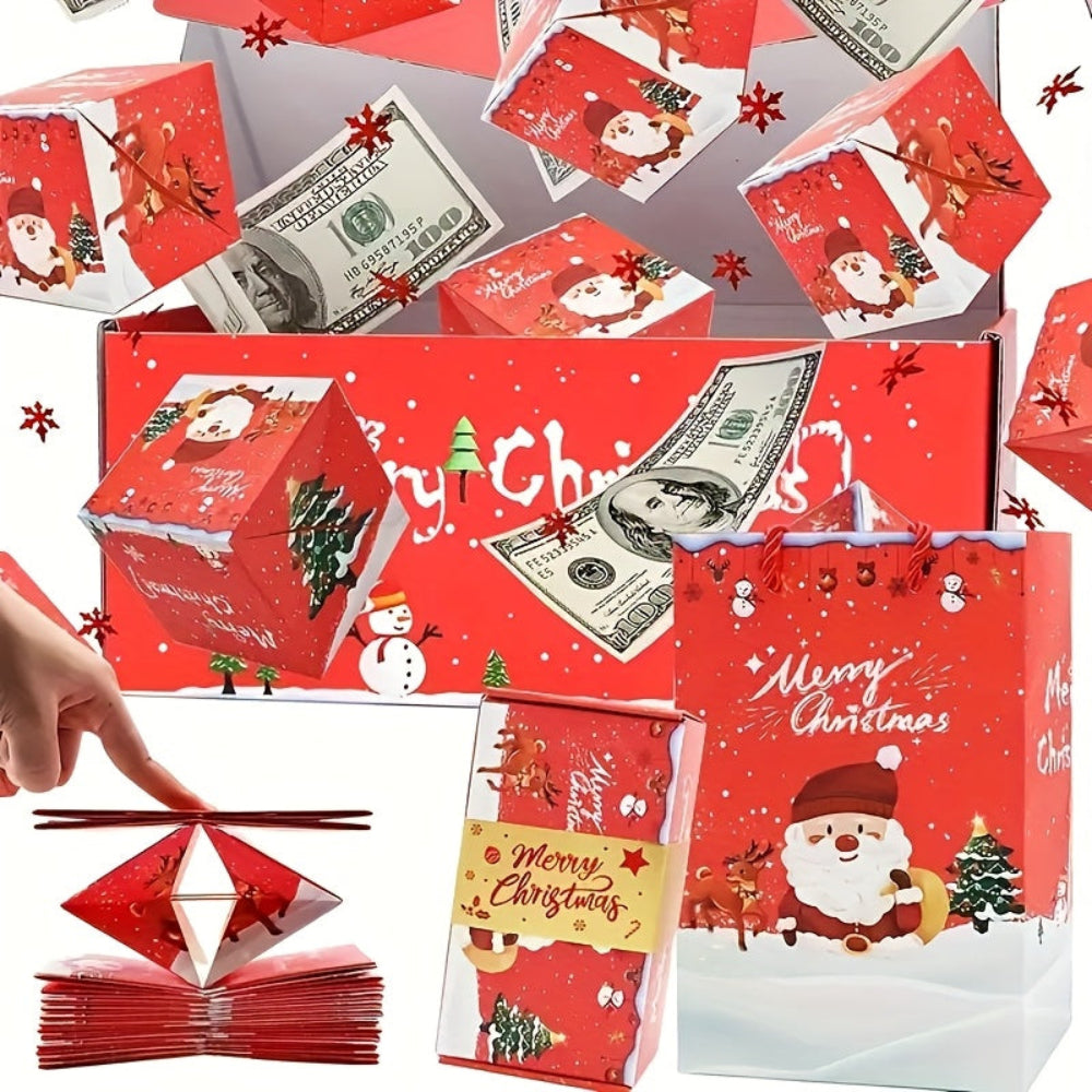 Christmas Cards Advent Calendar Cartoon Designs Money Envelope