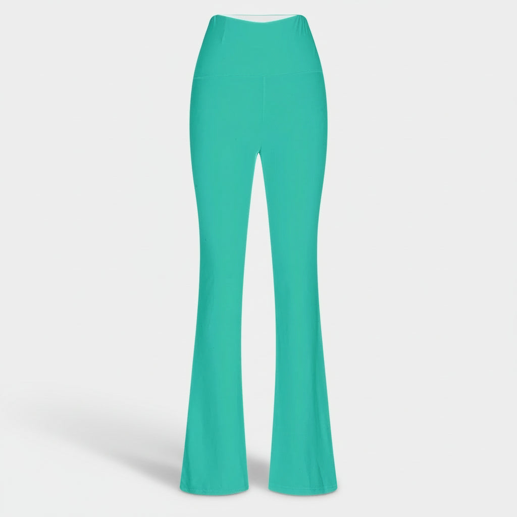 Dames Broek Wide Leg Flowy Stretch Comfort Lange Pantalon