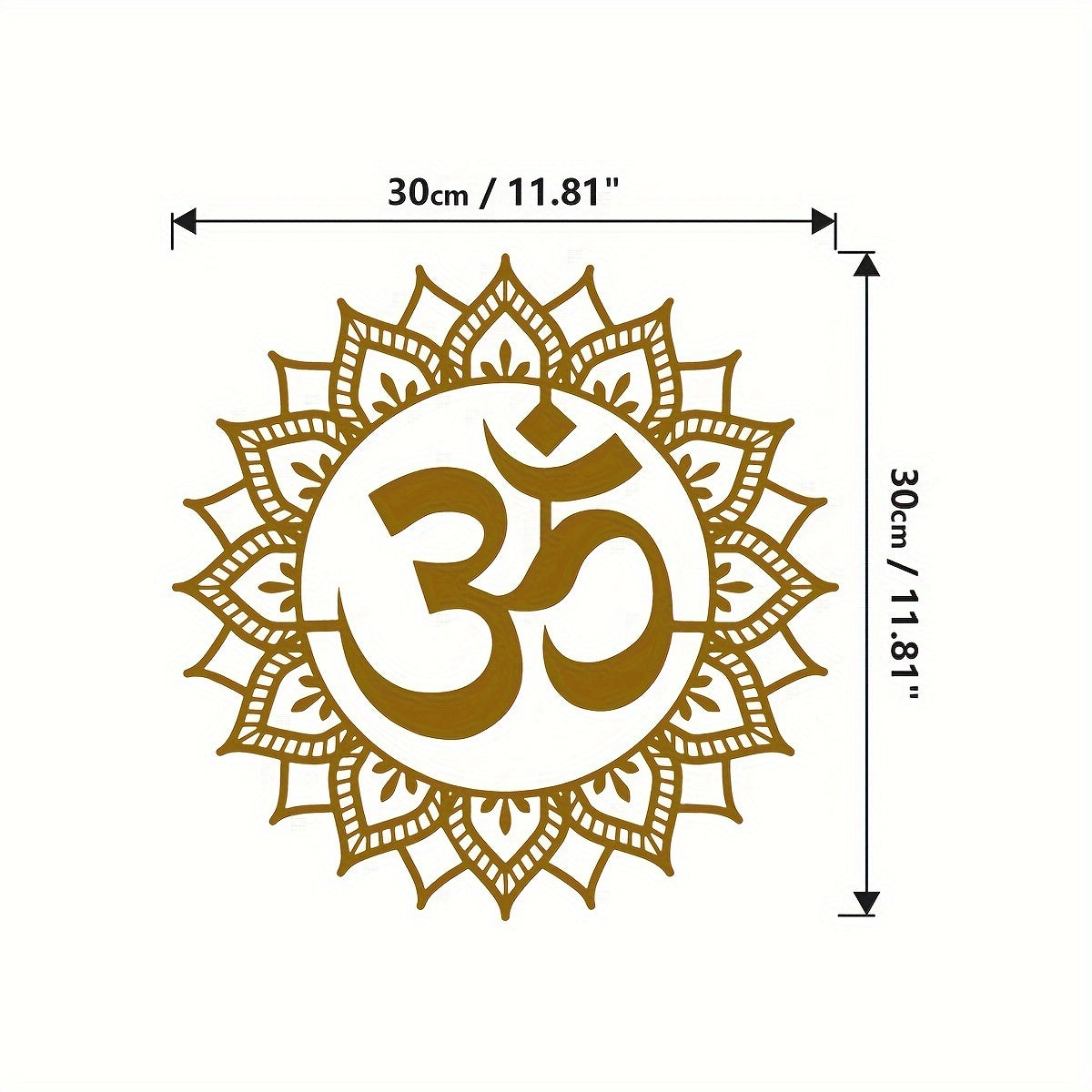 OmDecor - Iron Metal Om Wall Decoration