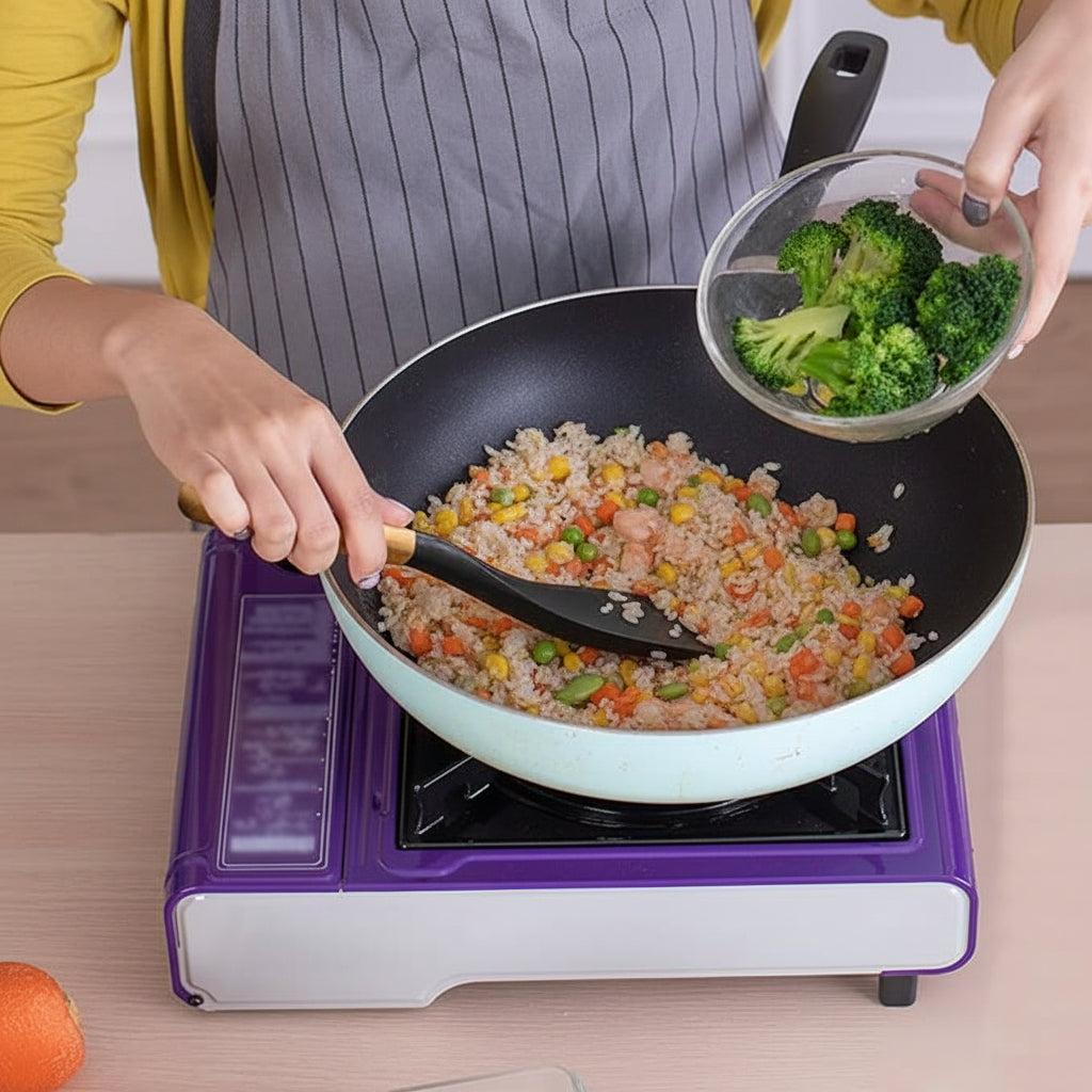Multifunctionele Kooklepel Spatel Hittebestendig Ergonomisch