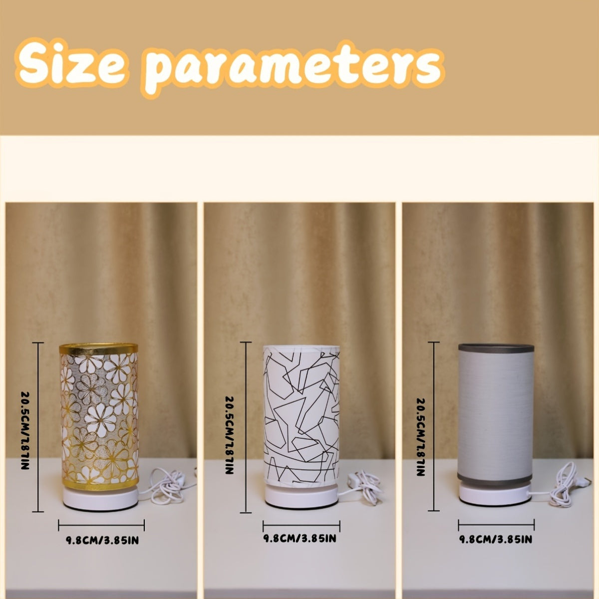 ModernLight - Cylinder USB Table Lamp