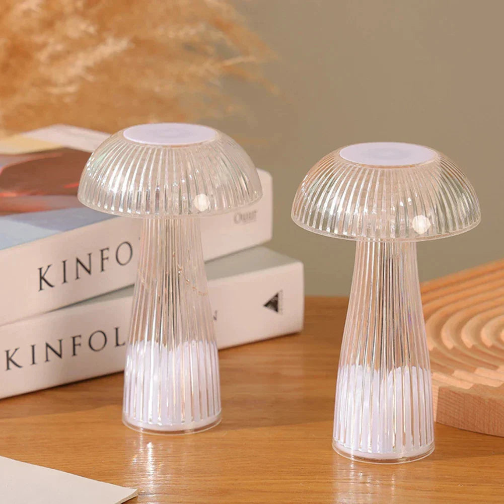 LumiShroom – Wireless LED Mushroom Night Light, Decorative Table Lamp