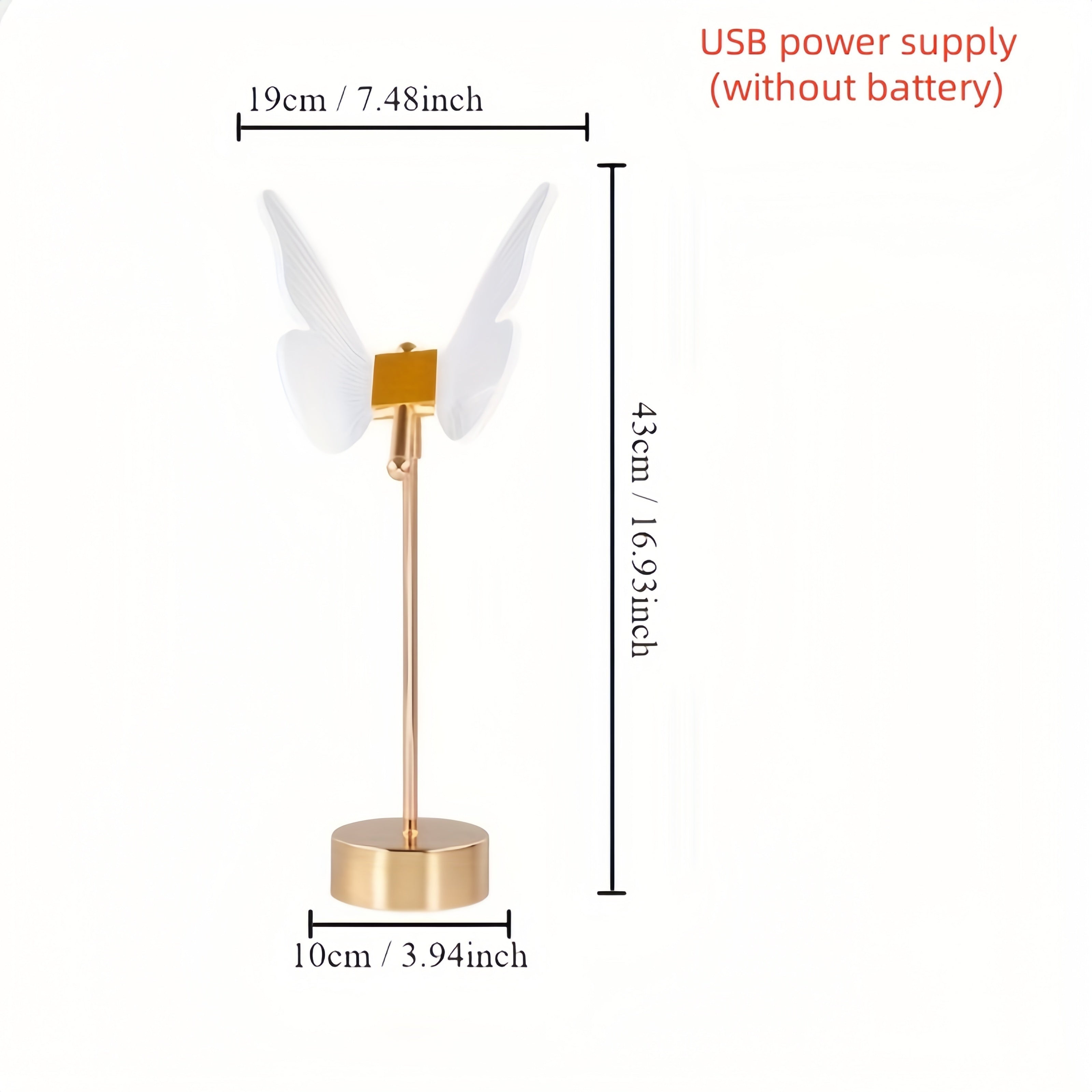 LumiButterfly - USB-powered Butterfly Table Lamp, Artistic LED Night Lamp