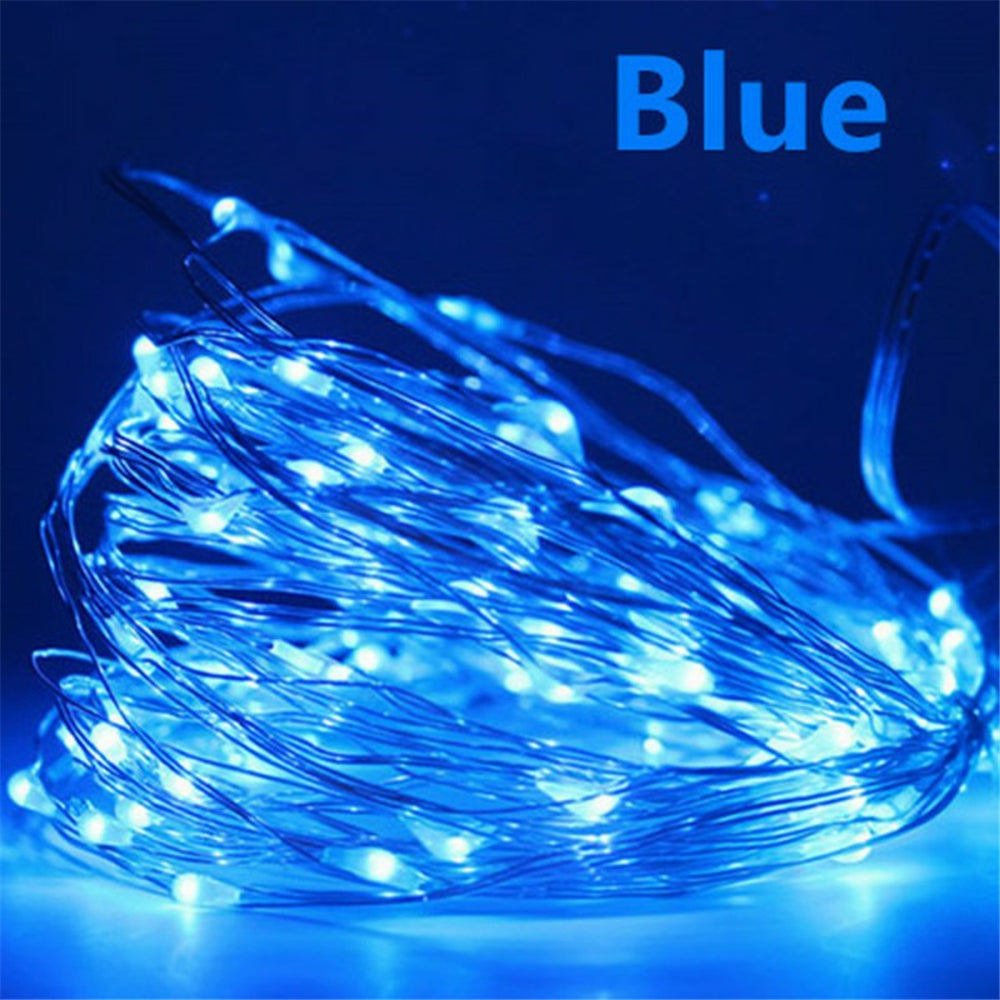 TwinkleWire - Guirnalda de luces LED de cobre USB, decoración multicolor