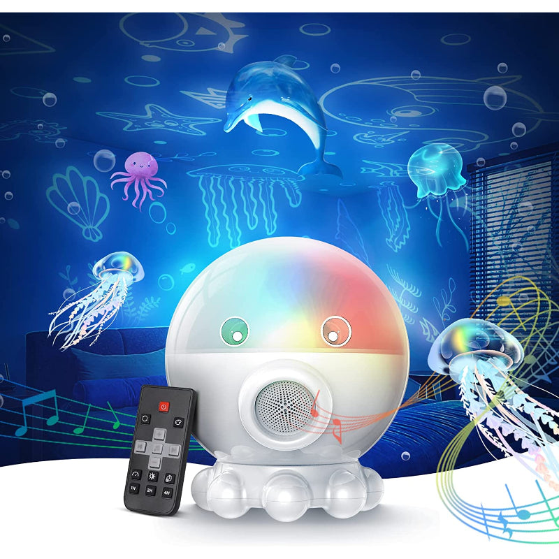 Lampada LED Dinosauro - Proiettore Oceano e Proiezione Stelle & Luna - Con Telecomando