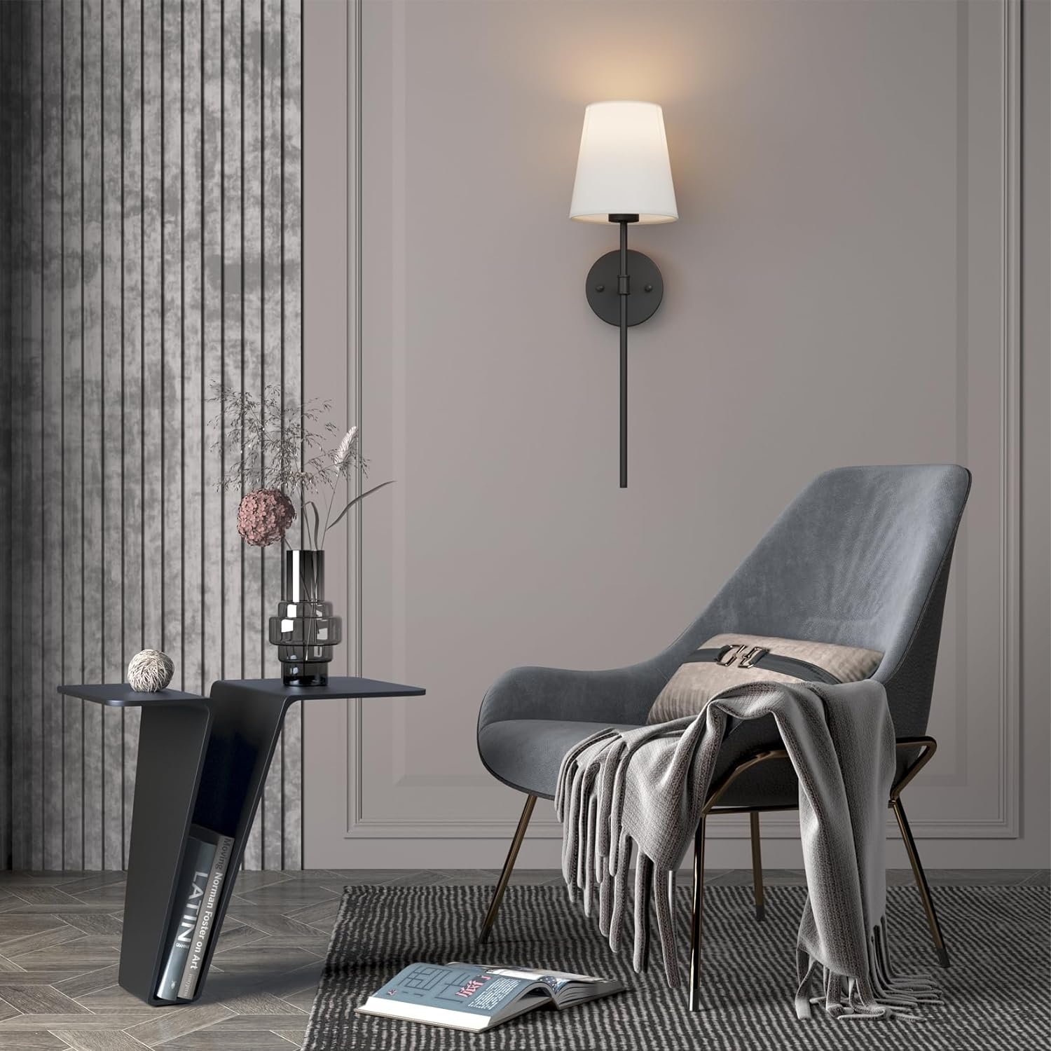 Set di 2 lampade da parete eleganti