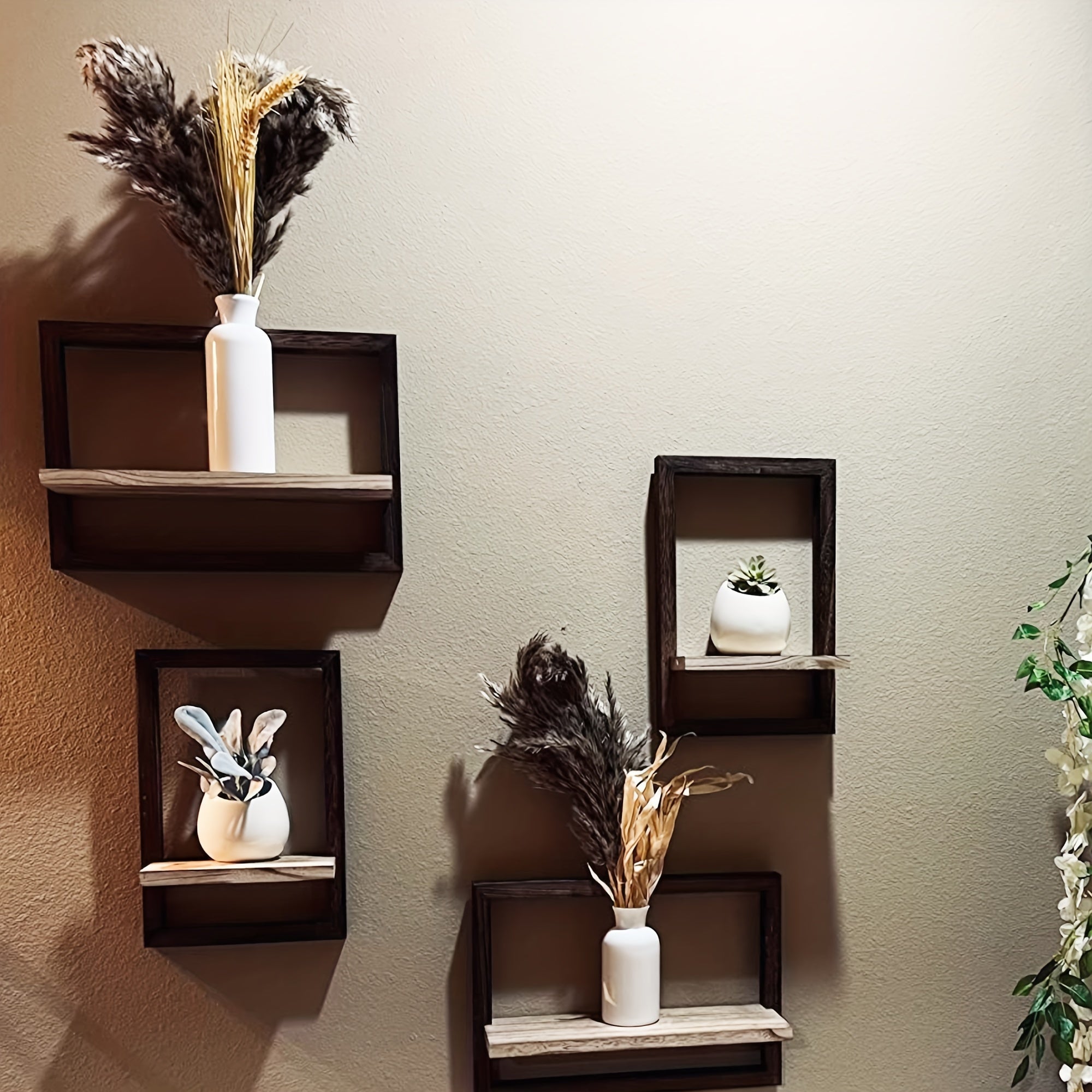 ModernShelf - Set of 2 Floating Shelves for Living Room
