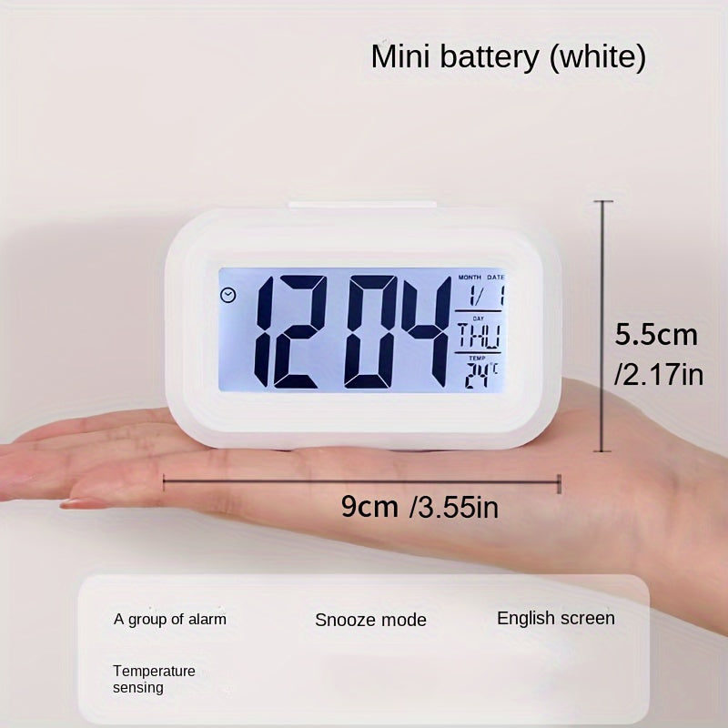 SilentTime - Silent LED Alarm Clock with Date and Temperature Display