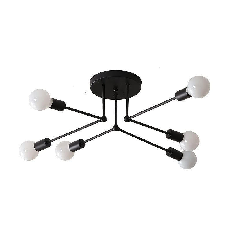 RetroLight - Industrial 6-head Ceiling Lamp