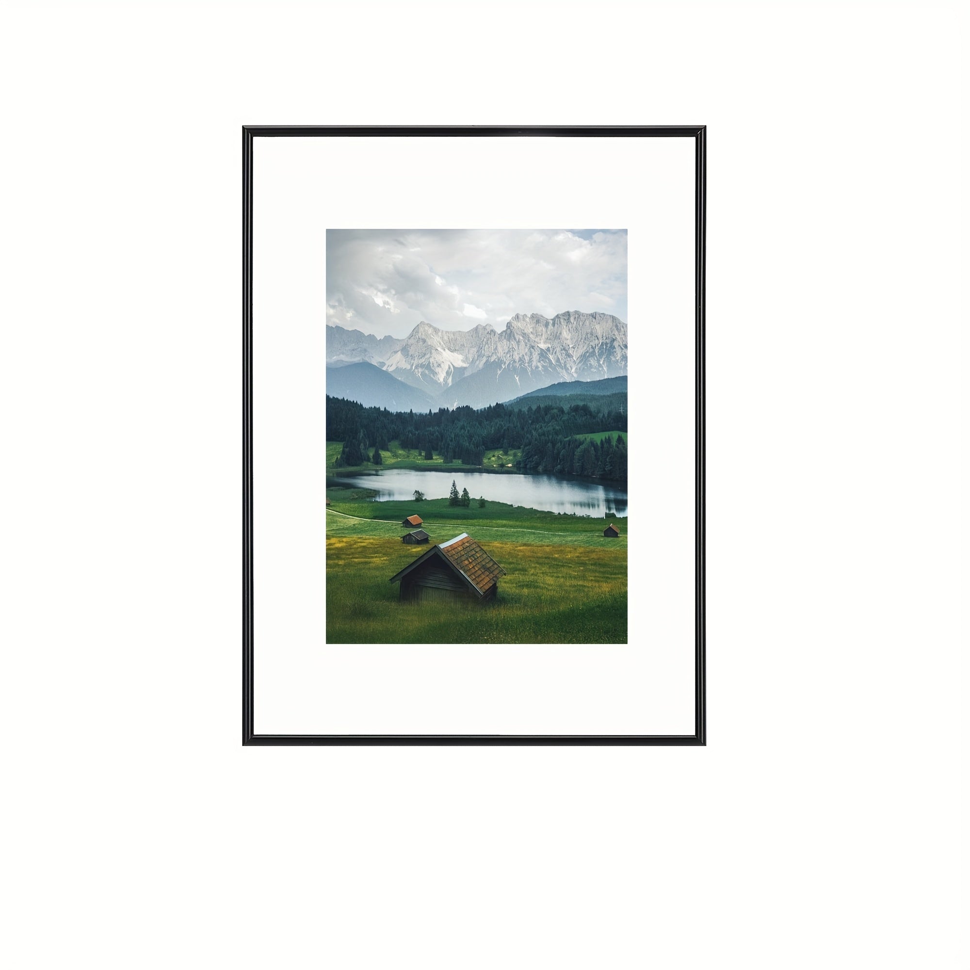 1 piece Photo Frame - Photo Frame for Wall and Table Decoration, Perfect for Art, Birthdays, and Home Decoration, Black, Rectangular