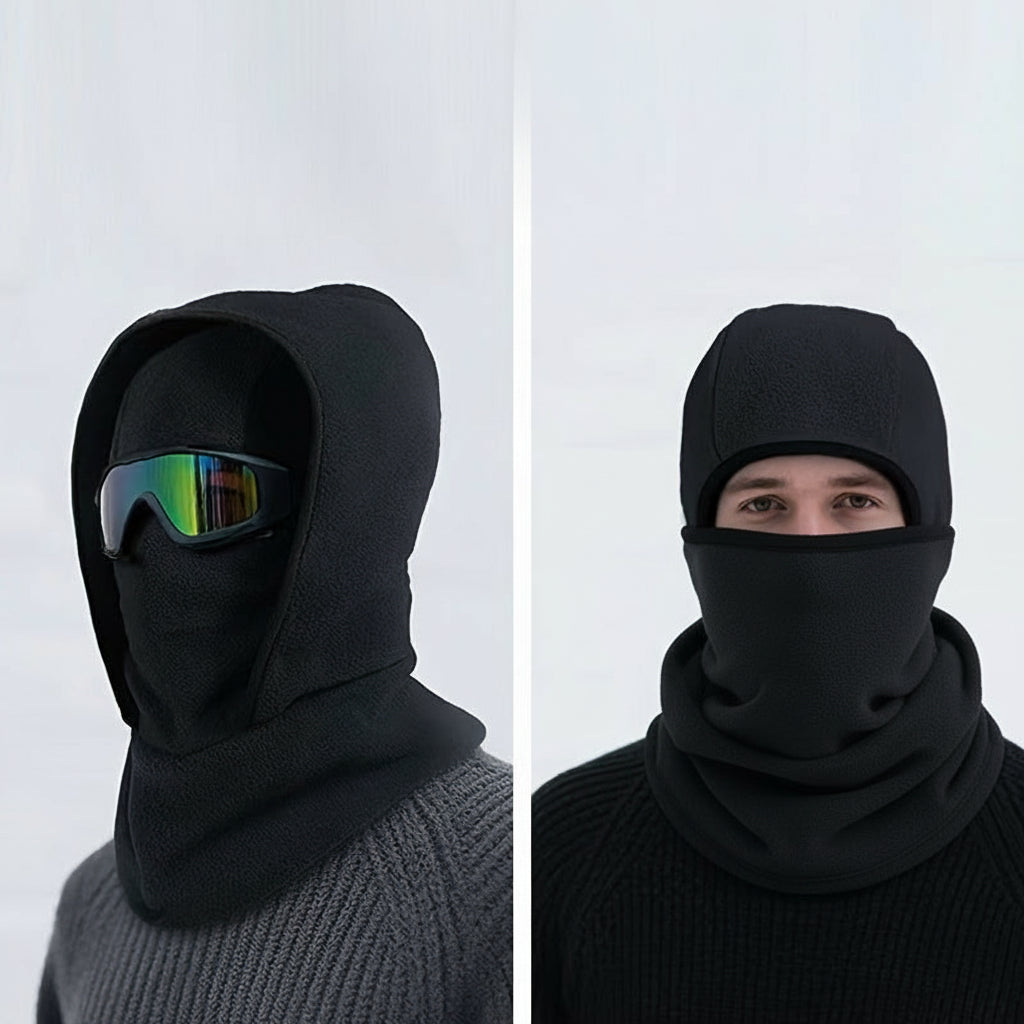 Skimasker Fleece Bivakmuts Winter Warme Doorlopende Kap