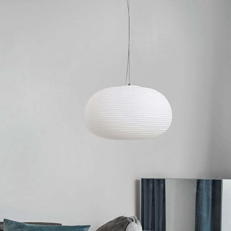 Lampada a sospensione per soffitto - Lampada moderna in vetro rigato