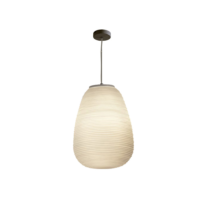 Lampada a sospensione per soffitto - Lampada moderna in vetro rigato