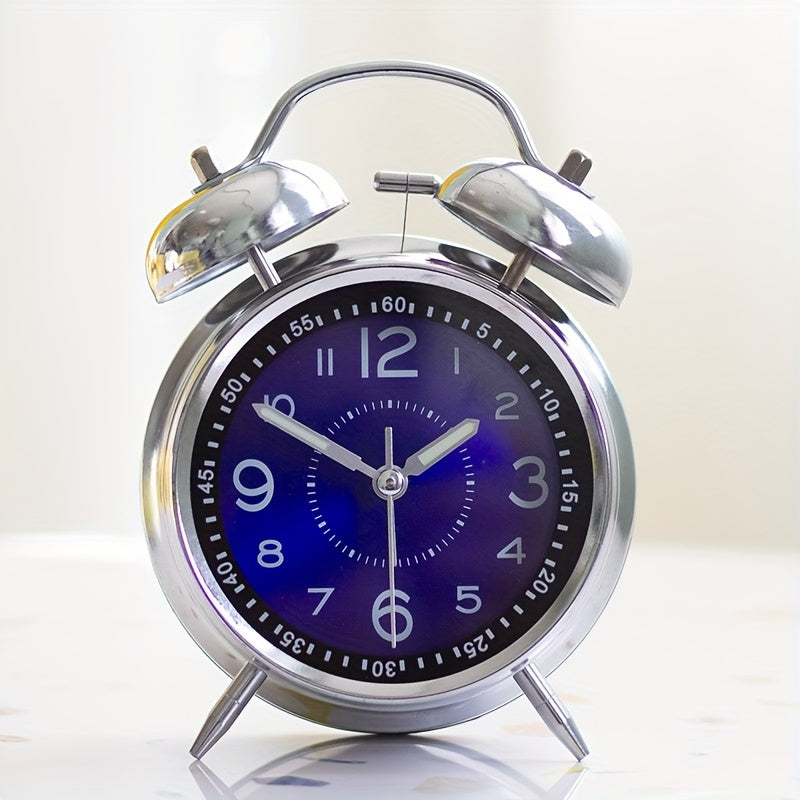 RetroBell - Silent Analog Alarm Clock with Backlight